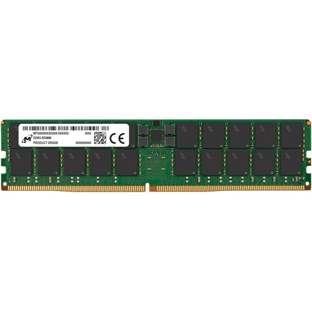 Micron - DDR5 - Module - 96 GB - DIMM 288-PIN - 5600 MHz / PC5-44800 - CL46 - Registered - ECC