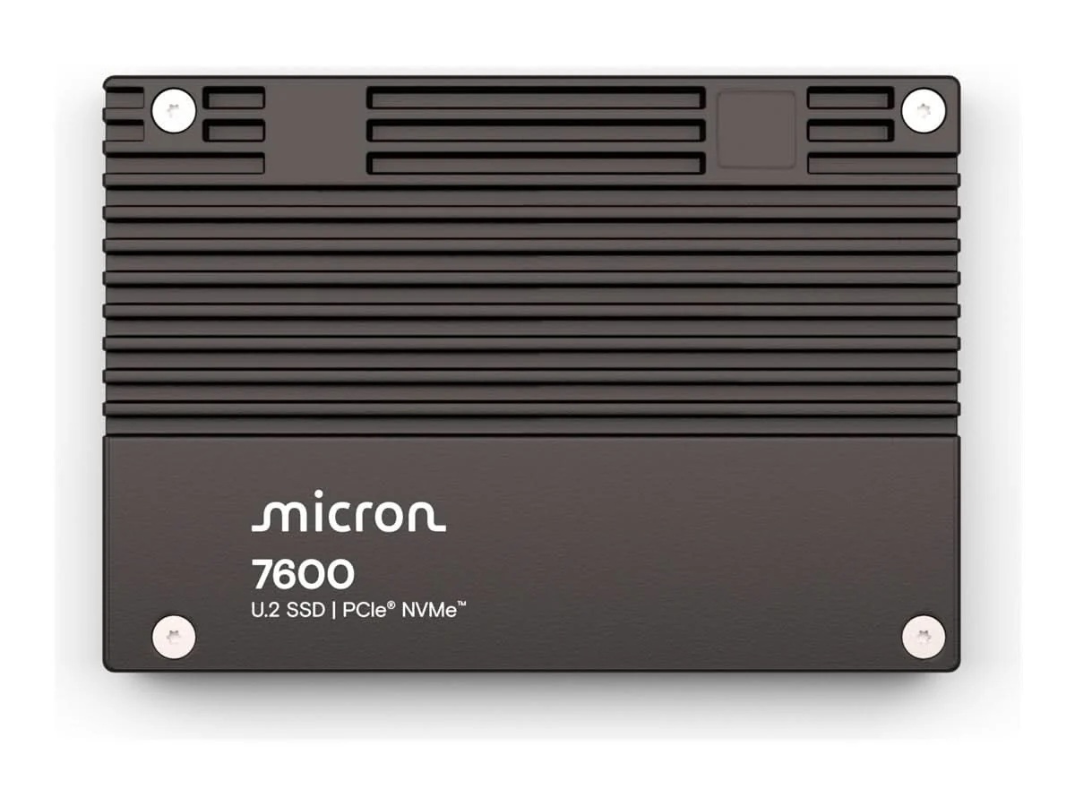 Micron&reg; 7600 MAX 3.2TB NVMe E3.S (7.5mm) Enterprise SSD [Single Pack]
