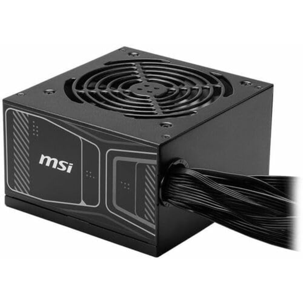 MSI MAG 750W Power Supply - Internal - 120 V AC, 230 V AC Input - 5 DC, 3.3 DC, 12 DC, -12 DC, 5 SB Output - 750 W - Active PFC - 1 +12V Rails - PCI Express Connector - 1 Fan(s) - NVIDIA SLI Supported