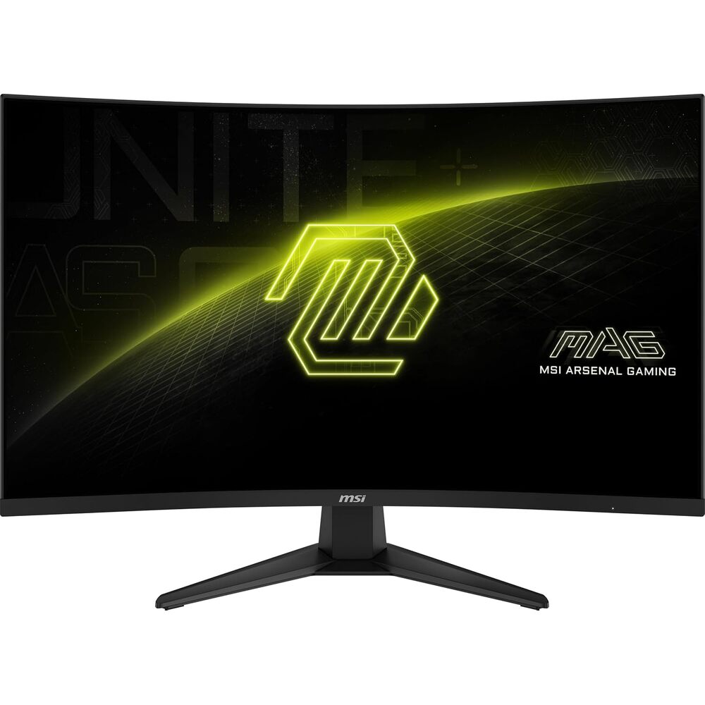 msi MAG 325CQF 32-inch 2560 x 1440 (QHD) Gaming Monitor, 180Hz, AMD FreeSync Premium, HDMI, DisplayPort, VESA, Tilt, Height Adjustable, Speaker, 0.5ms, Black