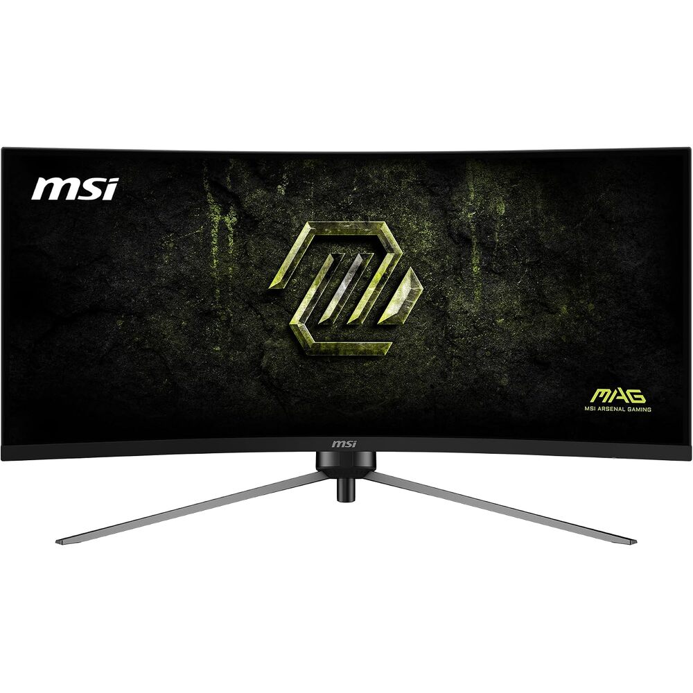 msi MAG 345CQRF E20 34-inch 3440 x 1440 (UWQHD) Gaming Monitor, 180Hz, AMD FreeSync Premium, HDR Ready, HDMI, VGA Port, VESA, Tilt, 1ms, Black