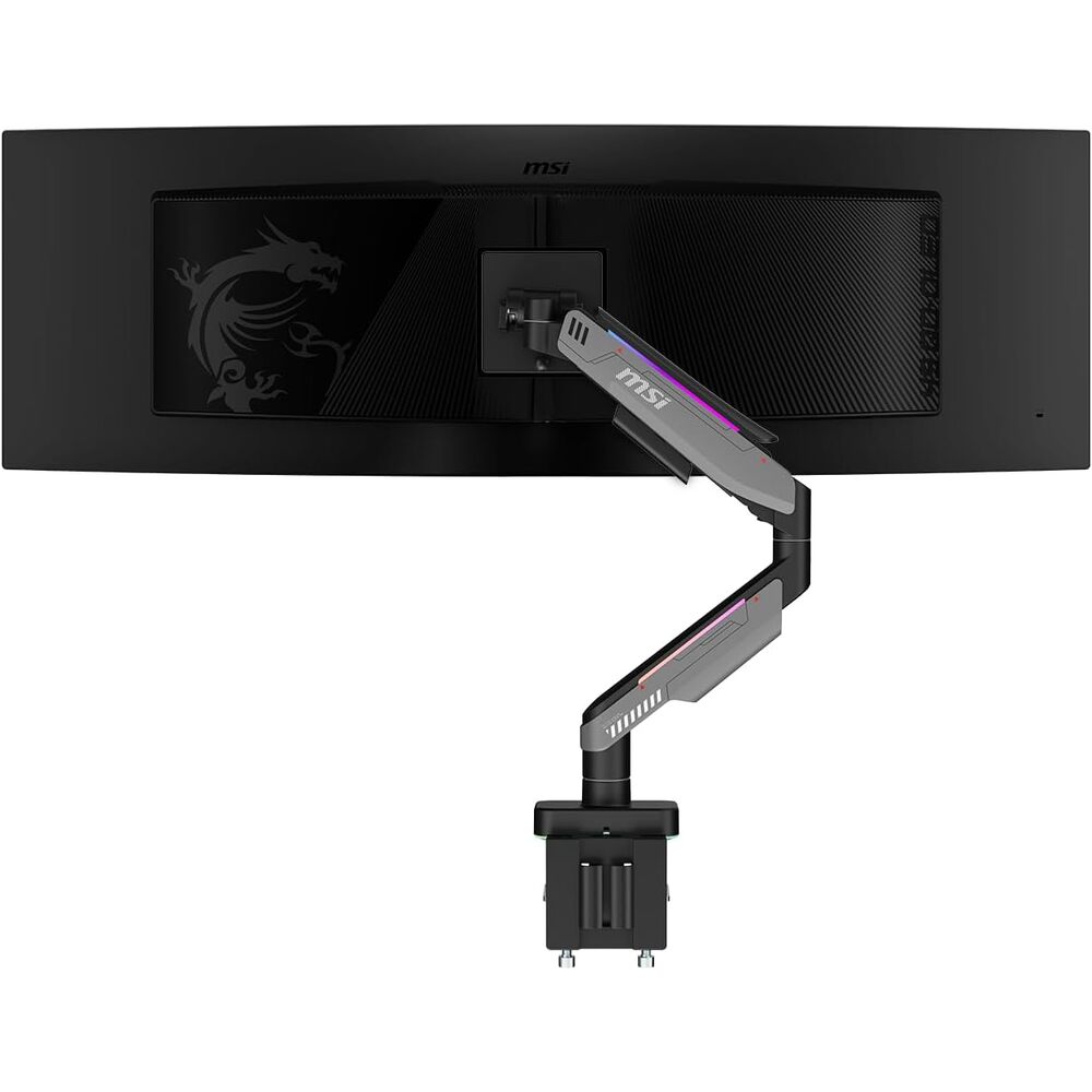 MSI MPG MT201R V2 - Premium RGB Single Monitor Stand Arm, Supports 17-49