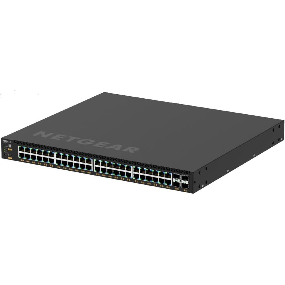 Netgear - GSM4352-100NES - NETGEAR M4350 GSM4352 52-Port 48x1G PoE+ (236W Base, up to 1, 440W) and 4xSFP+ Managed Switch
