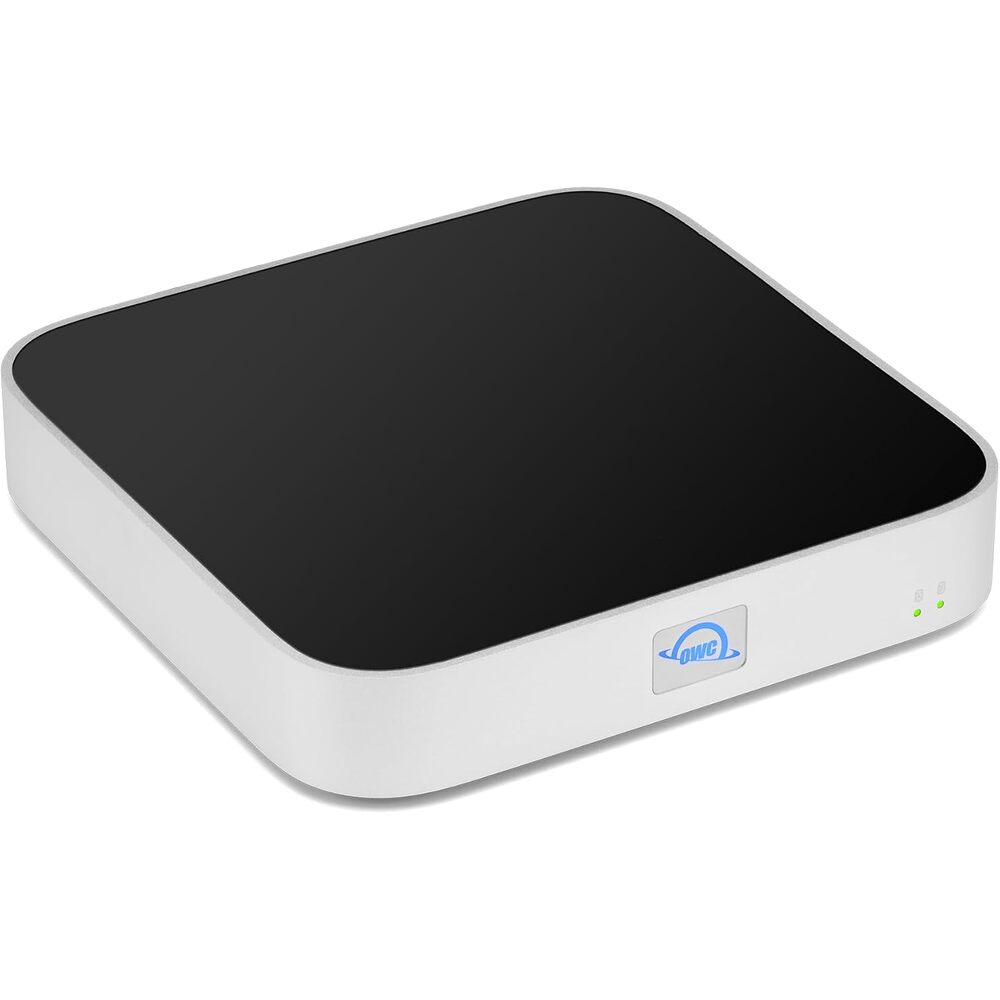 OWC miniStack STX Upgradable Storage Enclosure and Thunderbolt Hub/Mini Dock, 4 USB-C Ports, Supports 3.5