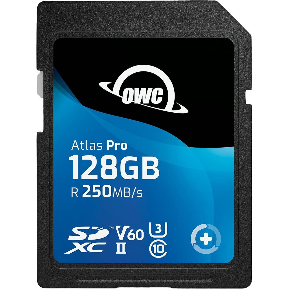 OWC Atlas Pro 128GB SDXC UHS-II V60 Media Card