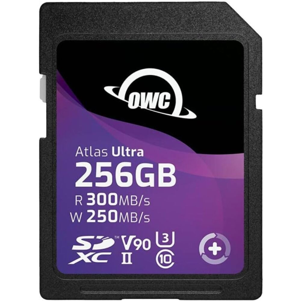 OWC Atlas Ultra 256GB SDXC UHS-II V90 Media Card
