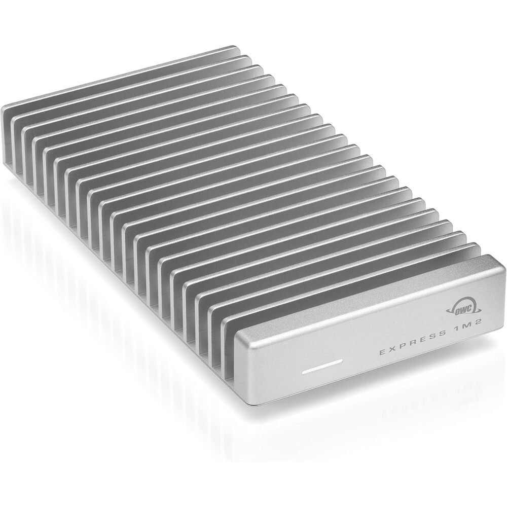 OWC 8TB Express 1M2 40Gb/s Portable NVMe SSD USB4 (Thunderbolt Compatible/USB-C) Ultra Fast External SSD Drive with Aluminum Heat Sink Enclosure