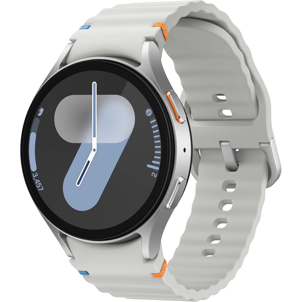 Samsung Galaxy Watch 7 44mm LTE AI Smartwatch w/Energy Score, Wellness Tips, Heart Rate Tracking, Sleep Monitor, Fitness Tracker, 2024, Silver [US Version, 1Yr Manufacturer Warranty]