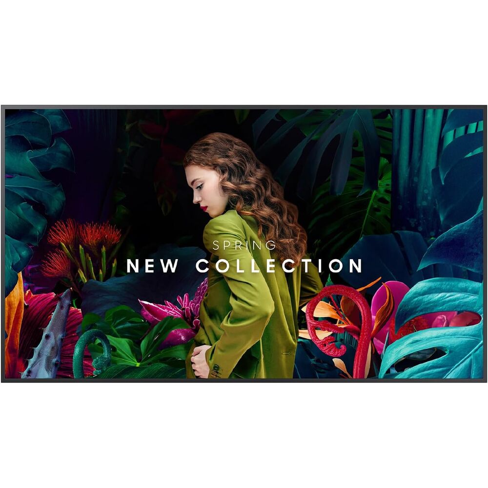 Samsung 75� Commercial UHD Signage, 28.5mm Depth, Dynamic Crystal Color, Quantum Processor Lite 4K, Ultra Slim Depth, Home UI, Centered VESA Holes, 3-Year Warranty, LH75QBCEBGCXGO