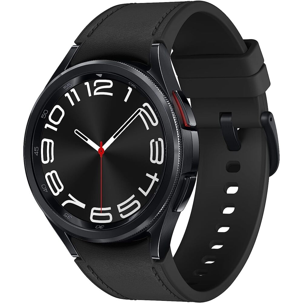 Samsung Galaxy Watch 6 Classic 43mm Bluetooth Smartwatch, Rotating Bezel, Fitness Tracker, Personalized HR Zones, Advanced Sleep Coaching, Heart Monitor, BIA Sensor, Health Insights, US Version, Black