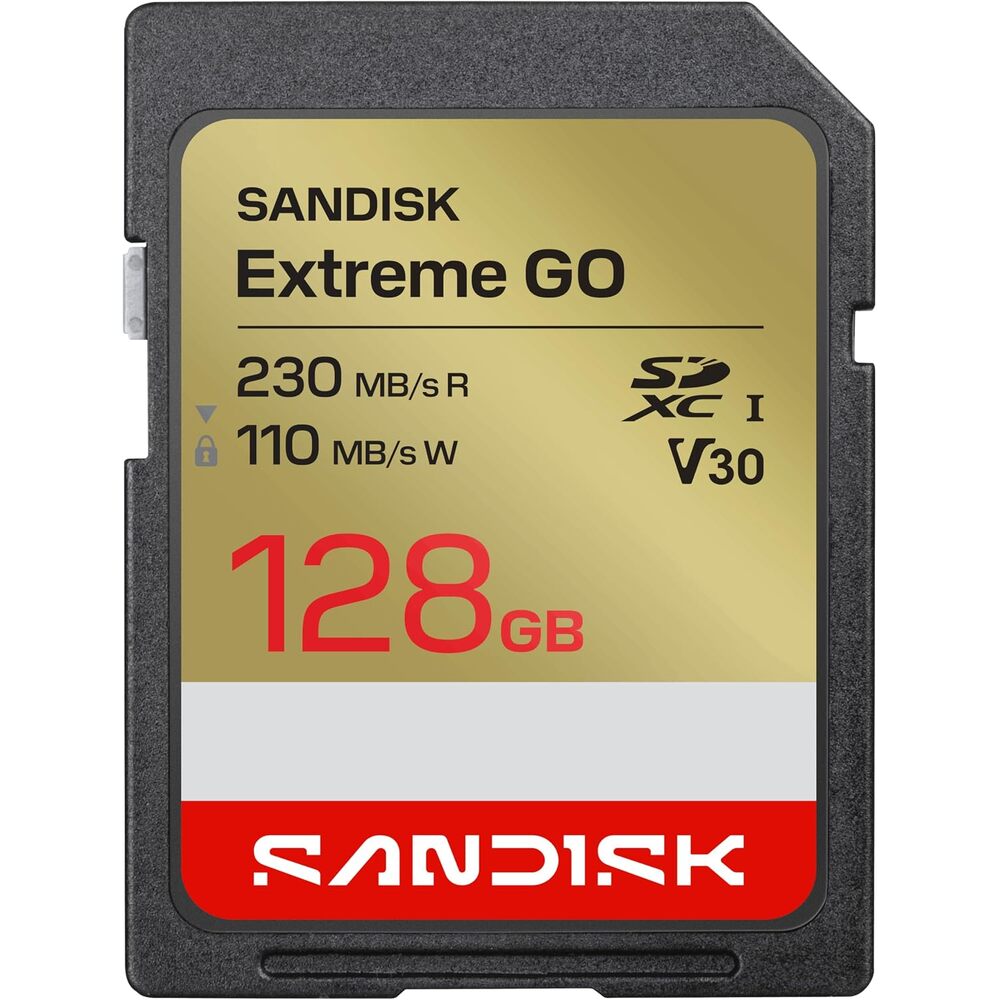 SanDisk 128 GB Class 10/UHS-I (U3) V30 SDXC