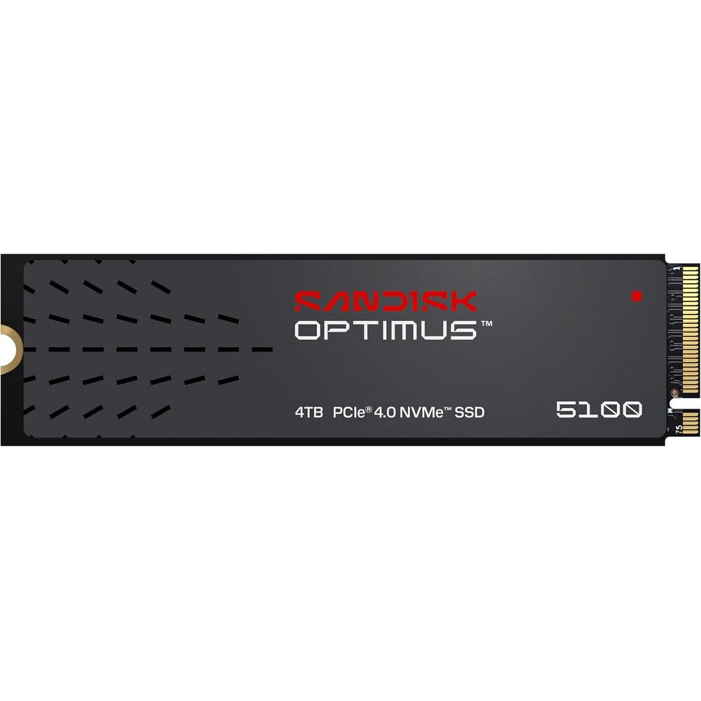 SANDISK 4TB Optimus 5100 NVMe SSD - PCIe 4.0 x4, M.2 2280, Up to 6,900 MB/s Read Speed - SDSP51400TAN