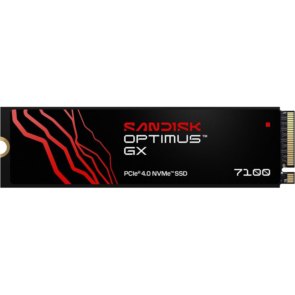 SANDISK 2TB Optimus GX 7100 NVMe SSD - PCIe Gen 4, M.2 2280, Up to 7,250 MB/s Read Speed - SDSP71200TAN