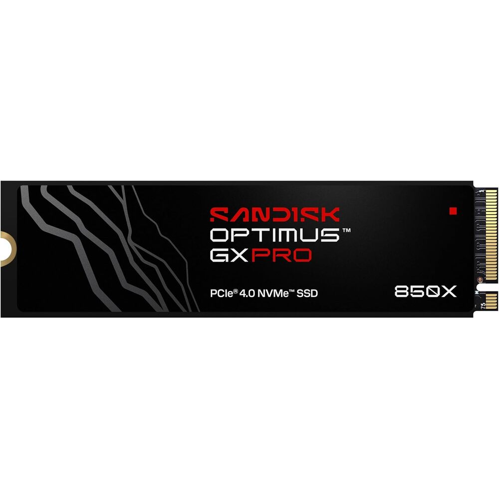 SANDISK Optimus GX PRO 8TB 850X NVMe SSD Internal Solid State Drive - Gen4 PCIe, M.2 2280, Up to 7,200 MB/s Read Speed - SDSP81800TAN