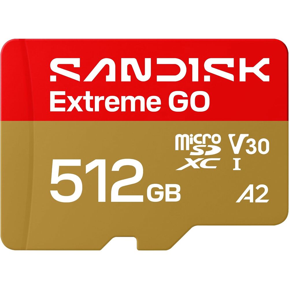 SanDisk 512 GB Class 10/UHS-I (U3) V30 microSDXC