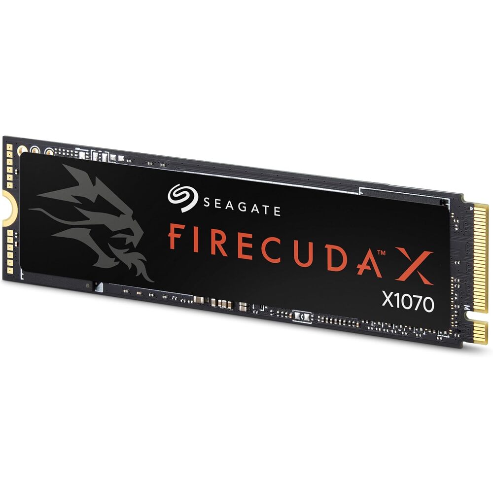 Seagate FireCuda X1070 2TB Internal Solid State Drive SSD - M.2 PCIe Gen4 3D QLC NAND Technology, Rescue Services (ZP2000GS3A001)