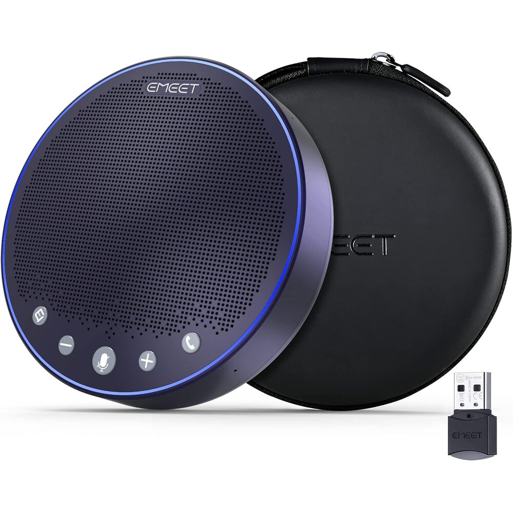 EMEET M3 Conference Speaker and Microphone, Zoom Certified Bluetooth Speakerphone