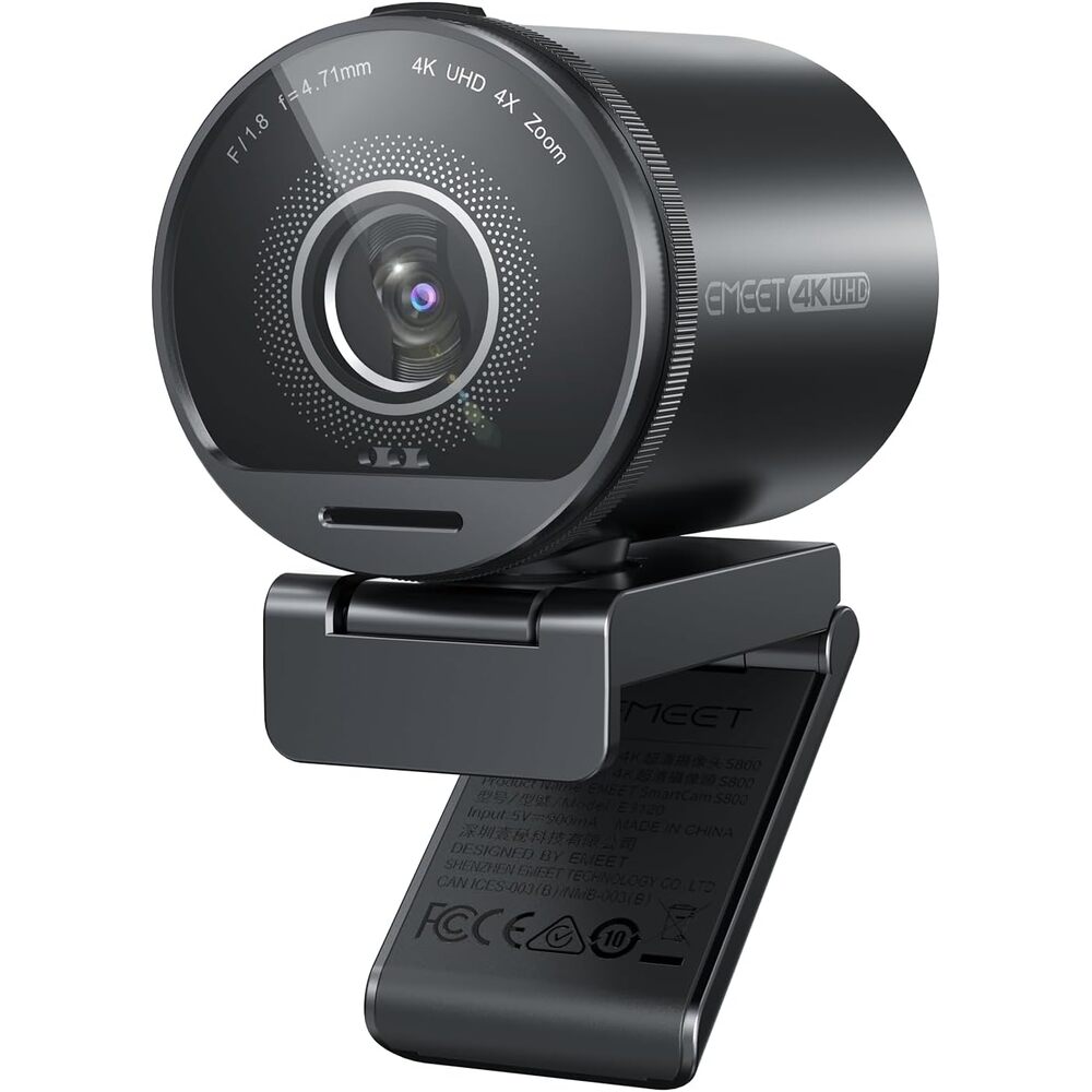 EMEET SmartCam S800 4K Webcam for Streaming