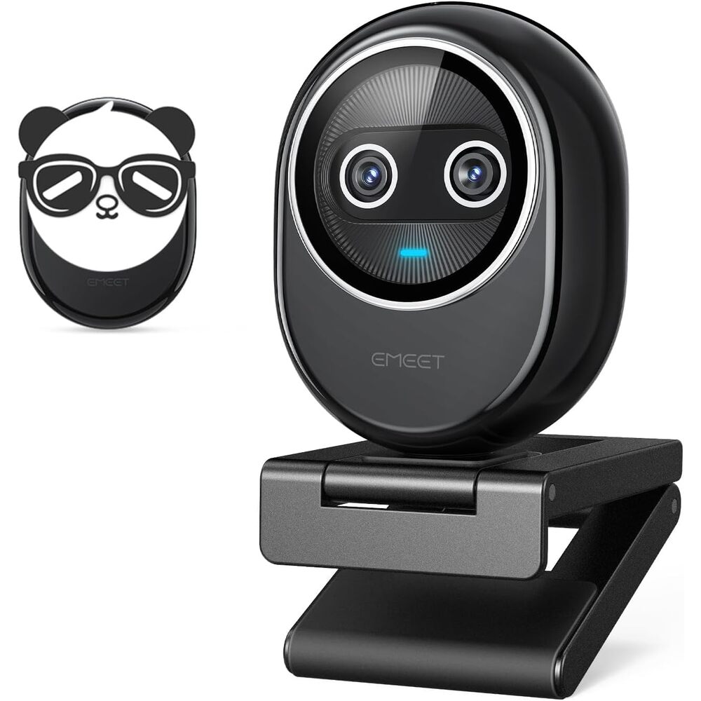 EMEET Piko+ (Piko Plus), Worlds 1st Dual-Camera AI-Powered 4K Webcam