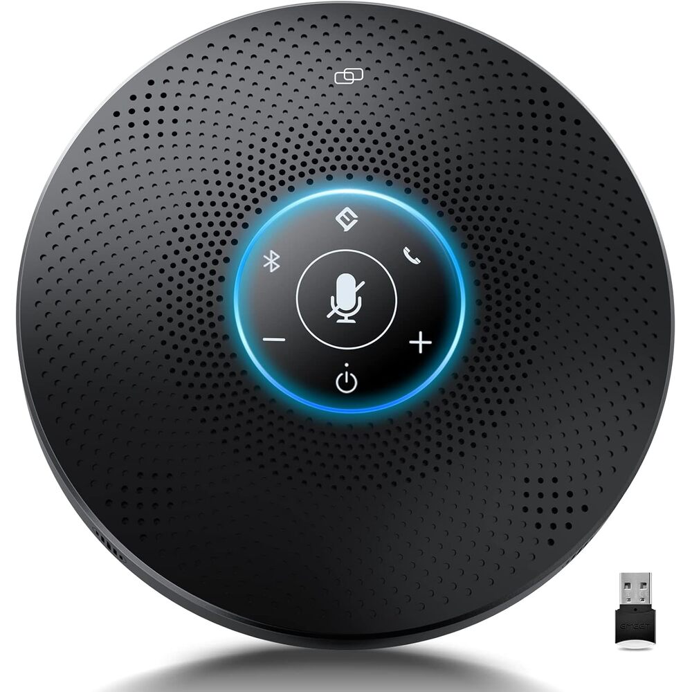 Bluetooth Speakerphone - eMeet M2 Max Professional Conference Speaker and 4 Directional Mics