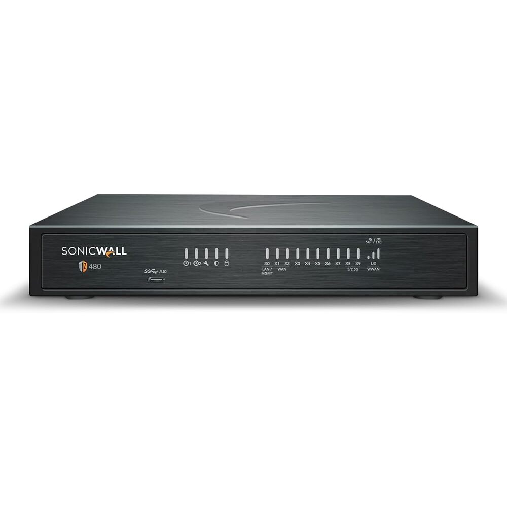 SonicWall TZ480 High Availability (03-SSC-6989) | Redundant HA Unit for TZ480 Firewall Synchronization | Not a Standalone Unit | Ideal for Seamless Failover and Network Resilience
