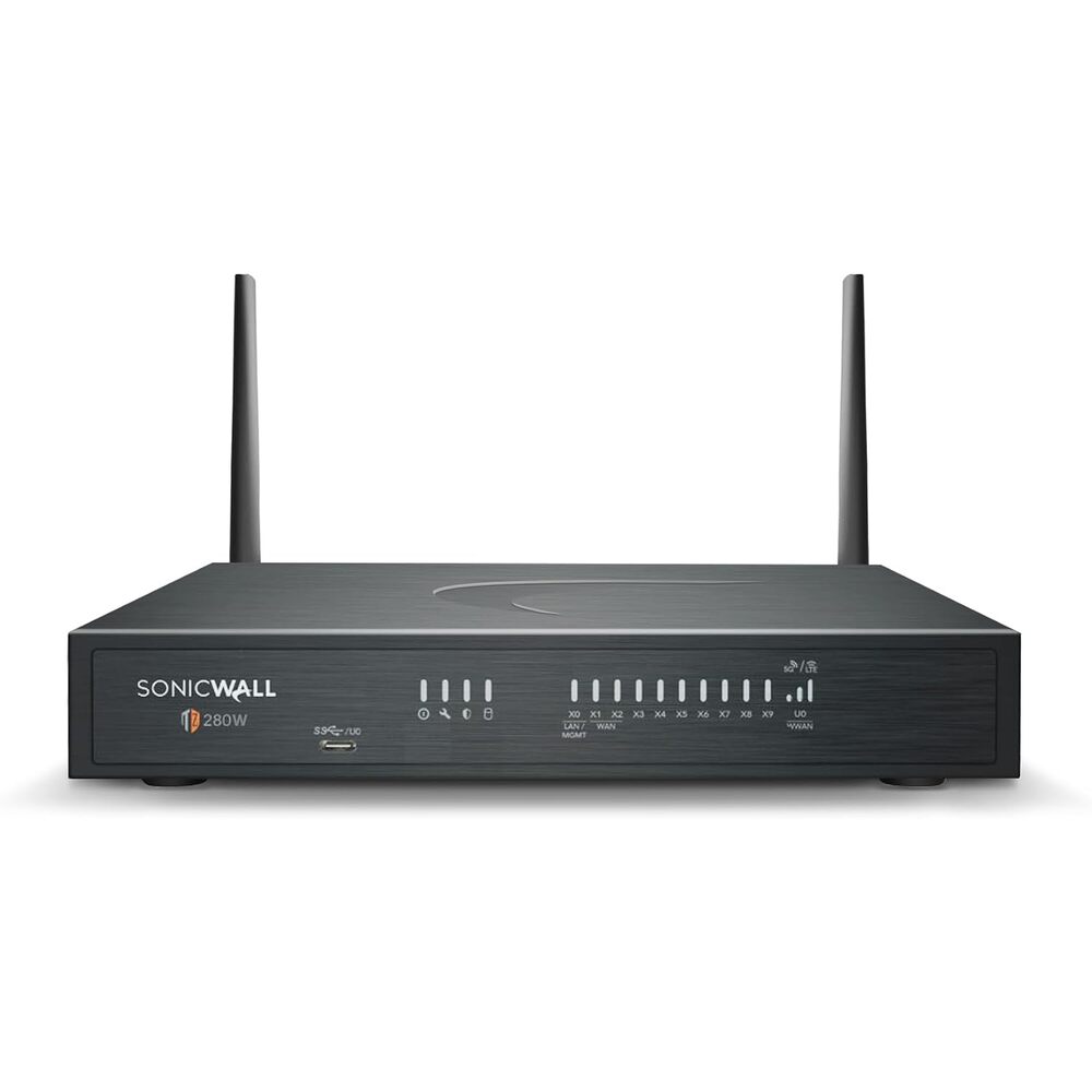 SonicWall TZ280W - Secure Upgrade - 1-Year Advanced Edition (03-SSC-7985) - Next Generation Wireless Firewall � 2.5 Gbps Throughput, 1 Gbps Threat Prevention, Secure SD WAN | Zero-Touch Deployment