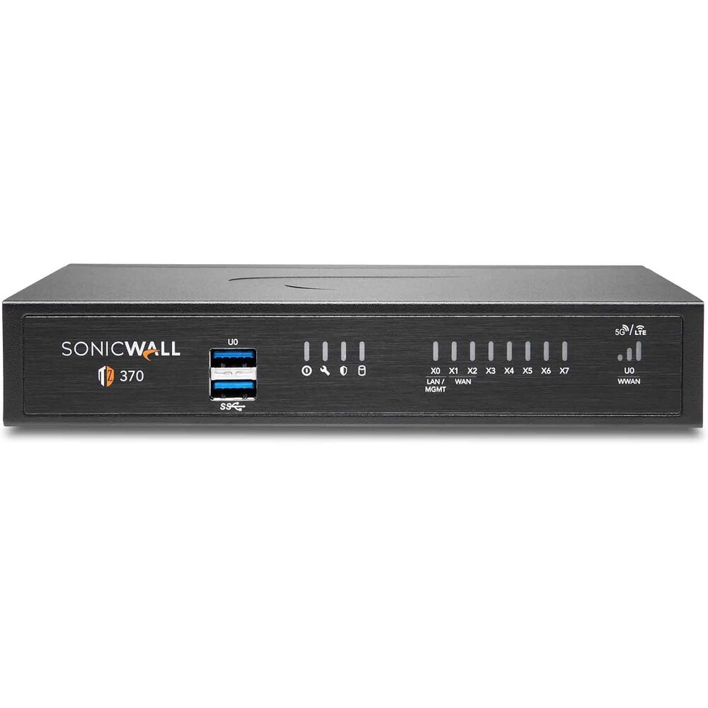 SonicWall TZ370 TradeUp | 3YR Advanced Edition | TZ370 Gen7 Firewall with 3 Year APSS and 1 Year Cloud Secure Edge | Advanced SMB Appliance with SD-WAN and Threat Defense (03-SSC-3004)