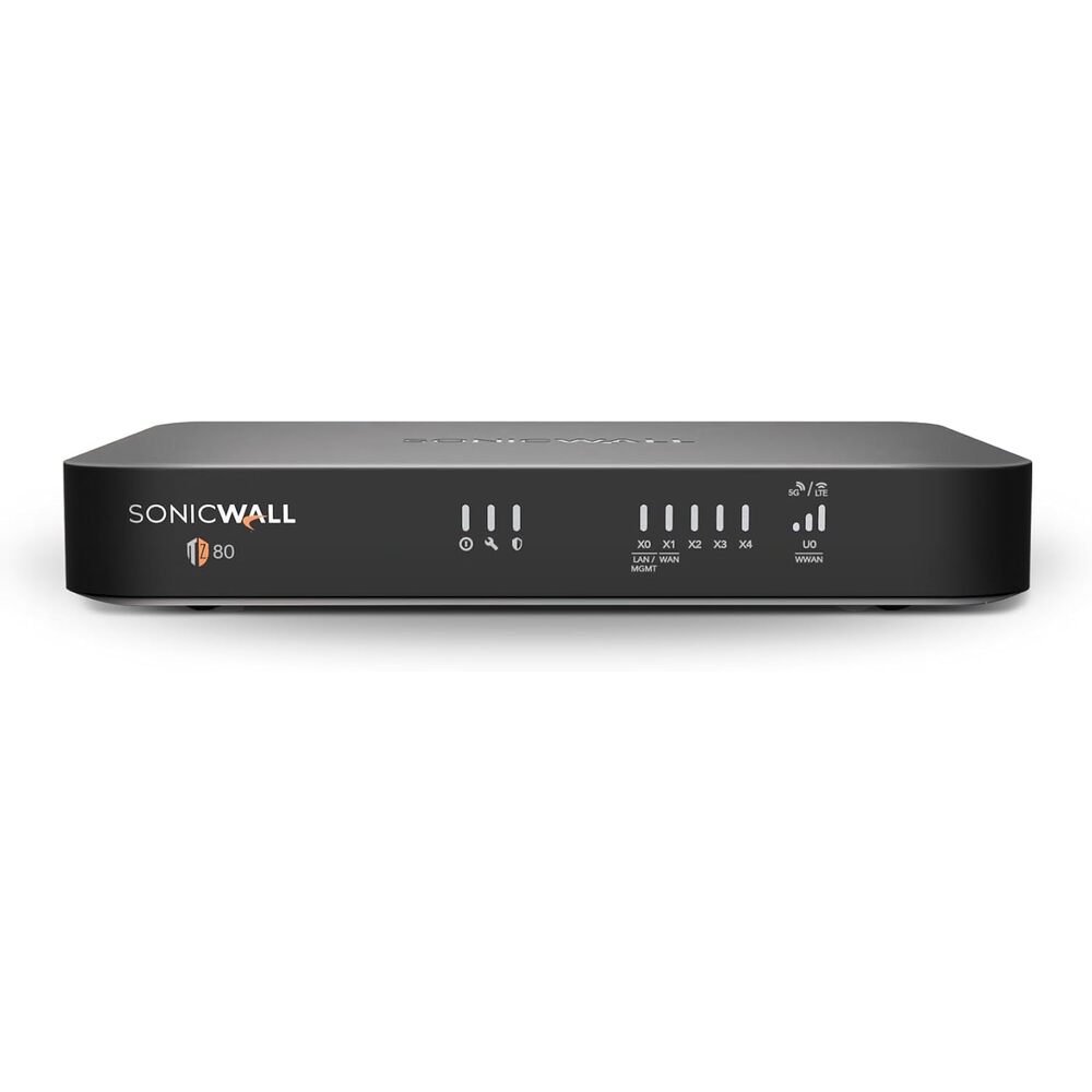 Sonicwall TZ80 Secure Upgrade Plus - 3 Year Secure Connect Edition (03-SSC-2847) | TZ80 Network Security Appliance with 3 Year Secure Connect | Next-Generation Firewall