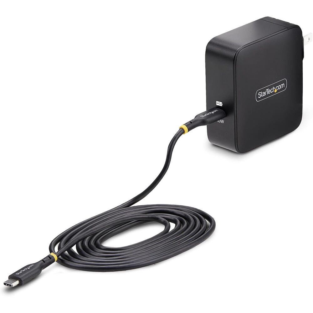 StarTech 1-Port 140W GaN USB-C Wall Charger, PD 3.1 Portable GaN Charging | Power Adapter for MacBook M3 Pro/Max, Dell XPS/Inspiron/Precision, USB-IF Certified, Single