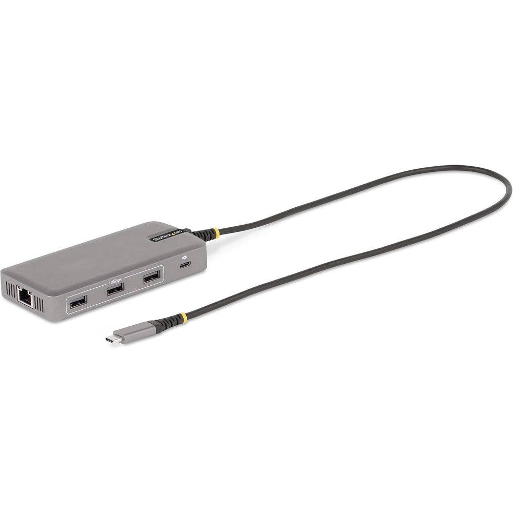 StarTech.com USB-C Docking Station for Windows and ChromeOS, Triple 4K HDMI DP Video, USB 10Gbps Hub, 100W Laptop Charging, GbE