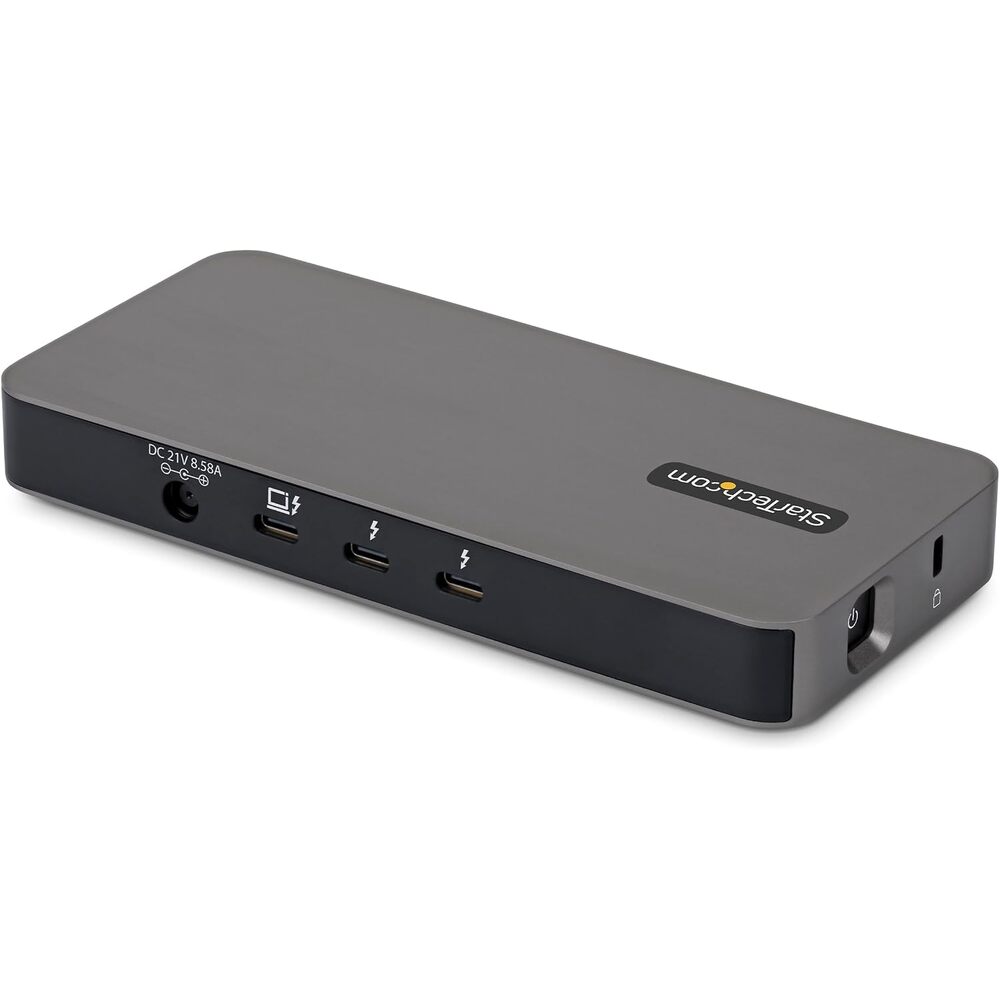 StarTech 4-Port Thunderbolt 5 Hub with Thunderbolt Share KVM, 80 / 120Gbps, 8K Multi-Display, 140W PD, USB-A 10Gbps, TB4 & USB4, MacBook M4 Pro M4 Max M5