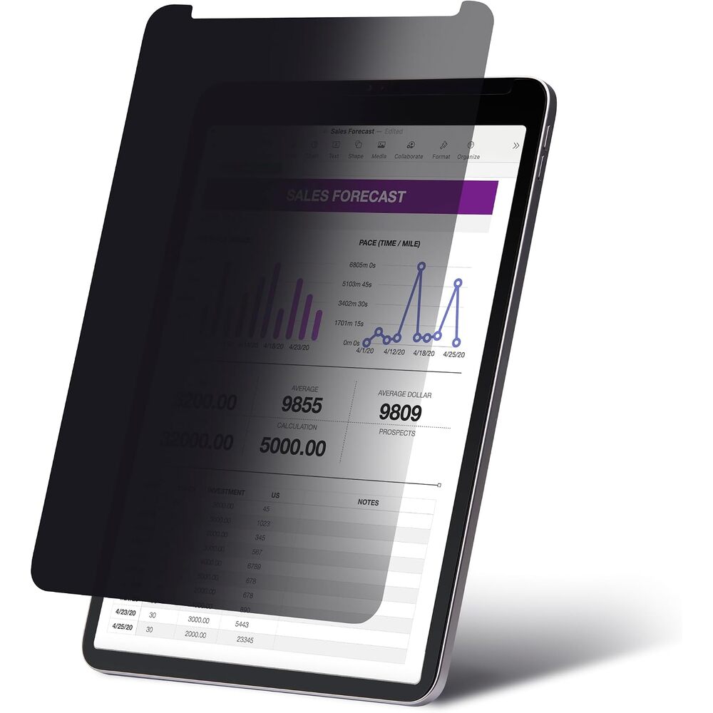 StarTech.com 4-Way Privacy Screen for 12.9-inch iPad Pro, 3rd Gen and Up, Portrait/Landscape, Touch-Enabled, +/- 30 Deg. View