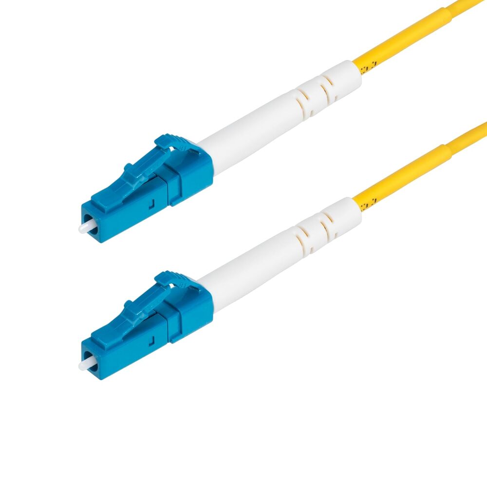 StarTech.com 3m (9.8ft) LC to LC (UPC) OS2 Single Mode Simplex Fiber Optic Cable, 9/125, 40G/100G, LSZH Fiber Jumper Cord