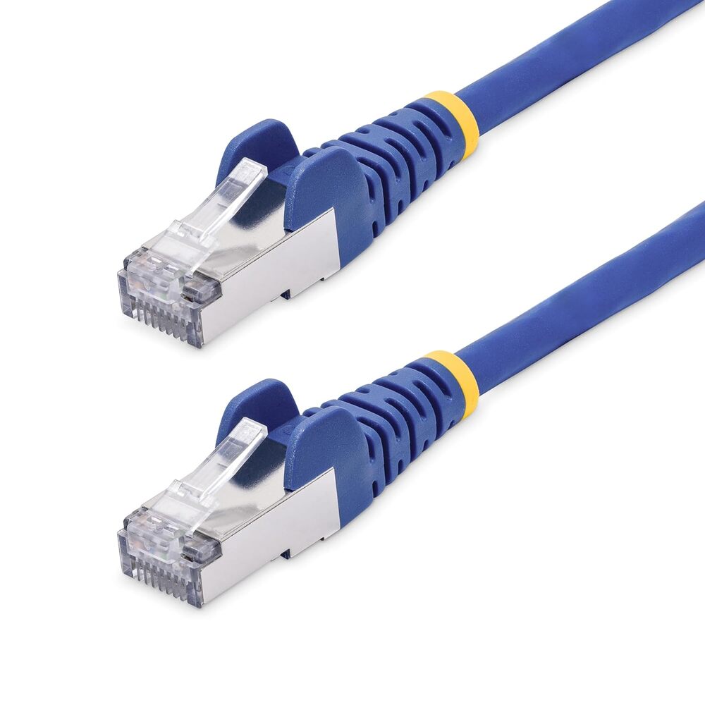 StarTech.com 6in Blue CAT8 Ethernet Cable, Snagless RJ45, 25G/40G, 2000MHz, 100W PoE++, S/FTP, 26AWG Pure Bare Copper, LSZH