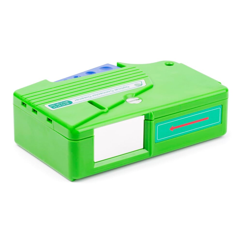 StarTech.com Fiber Optic Cleaner, Fiber Connector Cleaning Cassette, LC Fiber Cleaner, for LC/SC/ST/FC Optical Fiber Cables