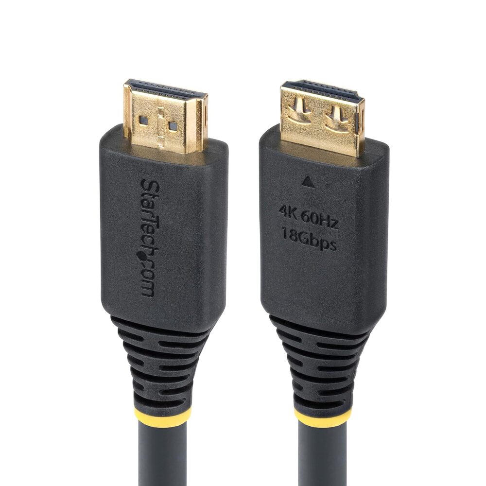 StarTech 20ft High Speed HDMI Cable with Gripping Connectors, 4K 60Hz
