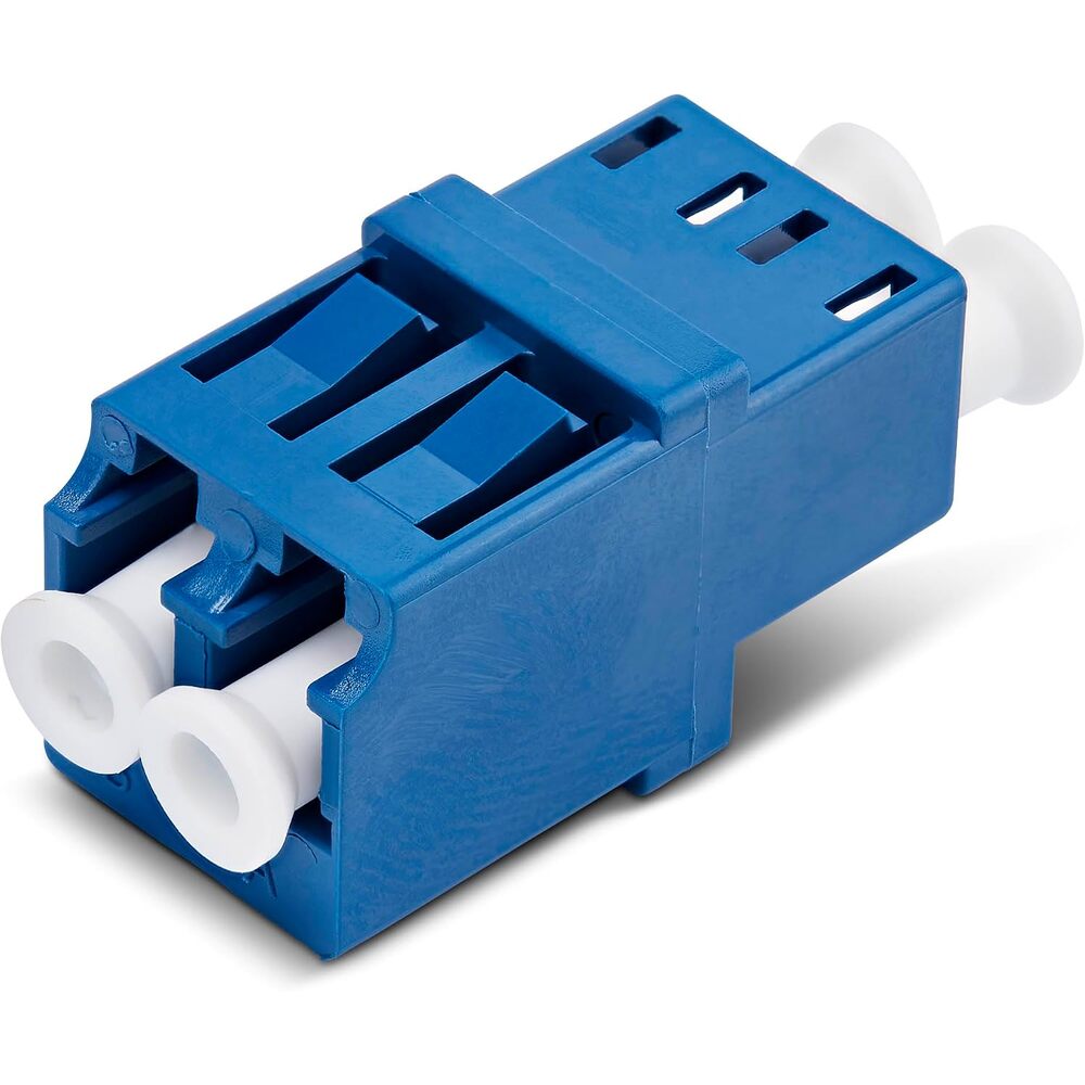 StarTech LC Coupler, Single Mode Fiber Coupler, LC/UPC Duplex Adapter, Fiber Optic LC Adapter for Patch Panel