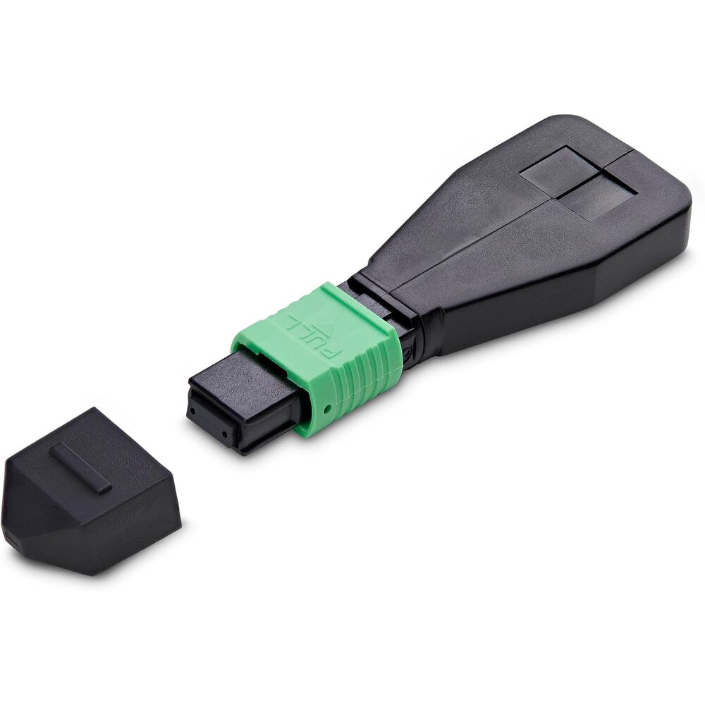 StarTech MPO Loopback Plug, Single Mode 9/125 Female Fiber Adapter, MPO-8/MTP-APC Connector Loopback Test Plug