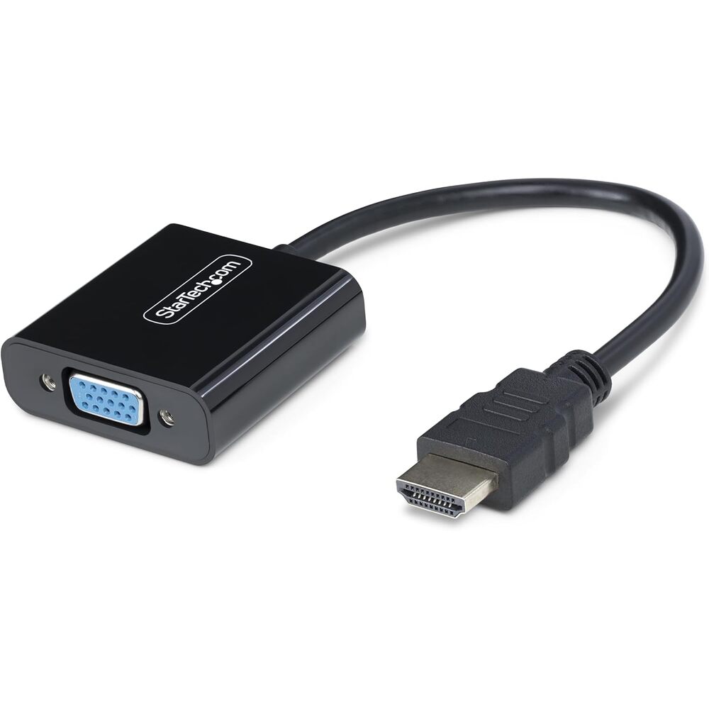 StarTech.com HDMI to VGA Adapter, Active Video Converter for Laptop/Desktop, 1920x1080 (1080p), HDMI Source to VGA Monitor