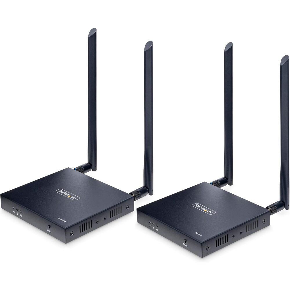 StarTech Wireless HDMI Extender, 4K 60Hz, Transmitter and Receiver Kit, Up to 165ft (50m), No Line-of-Sight Required