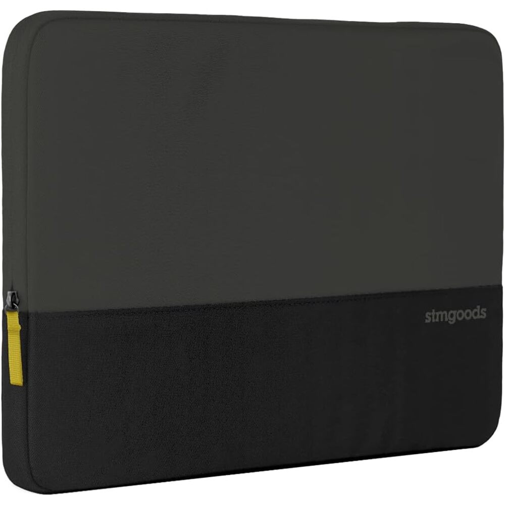STM Origin Laptop Sleeve � Slim & Lightweight, Fleece-Lined Interior, 4mm EVA Shock Absorption, Smooth Zipper Access, Stylish & Protective Design for 14� Laptops - Black Slate