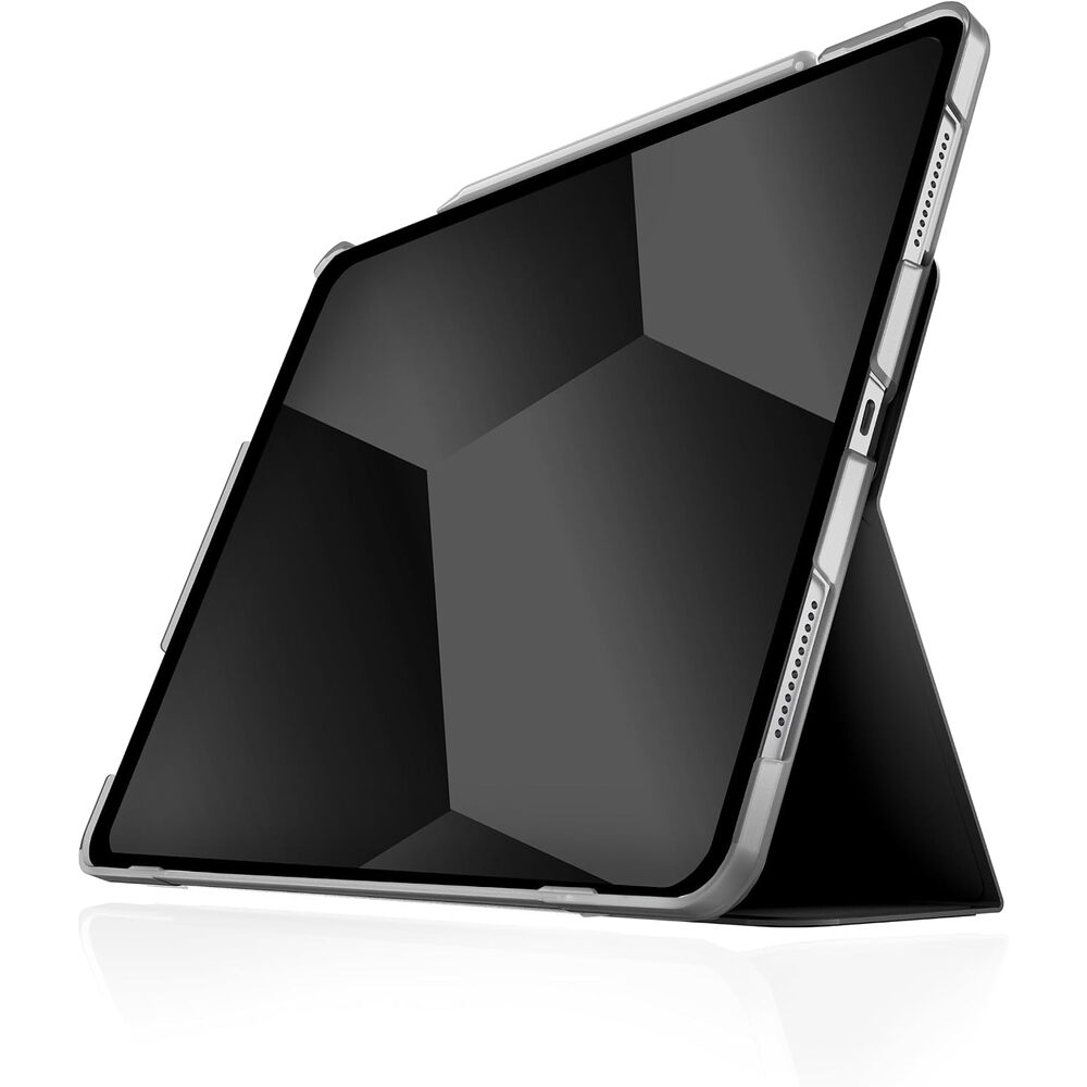 STM Studio Case for iPad Air 13-inch (M4/M3/M2) � Feather-Light Protective Cover with Patented Magnetic Stand, Apple Pencil Storage, Instant On/Off, Easy Access Ports � Black
