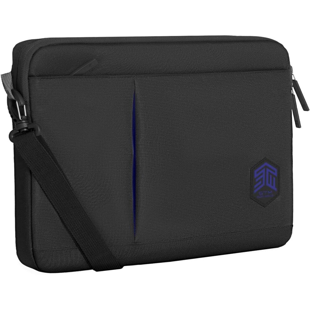 STM Blazer Laptop Sleeve - Slim & Protective Fits up to 16 inch Laptop with External Zipper Pocket - Ideal for Students & Business Men & Women - Black