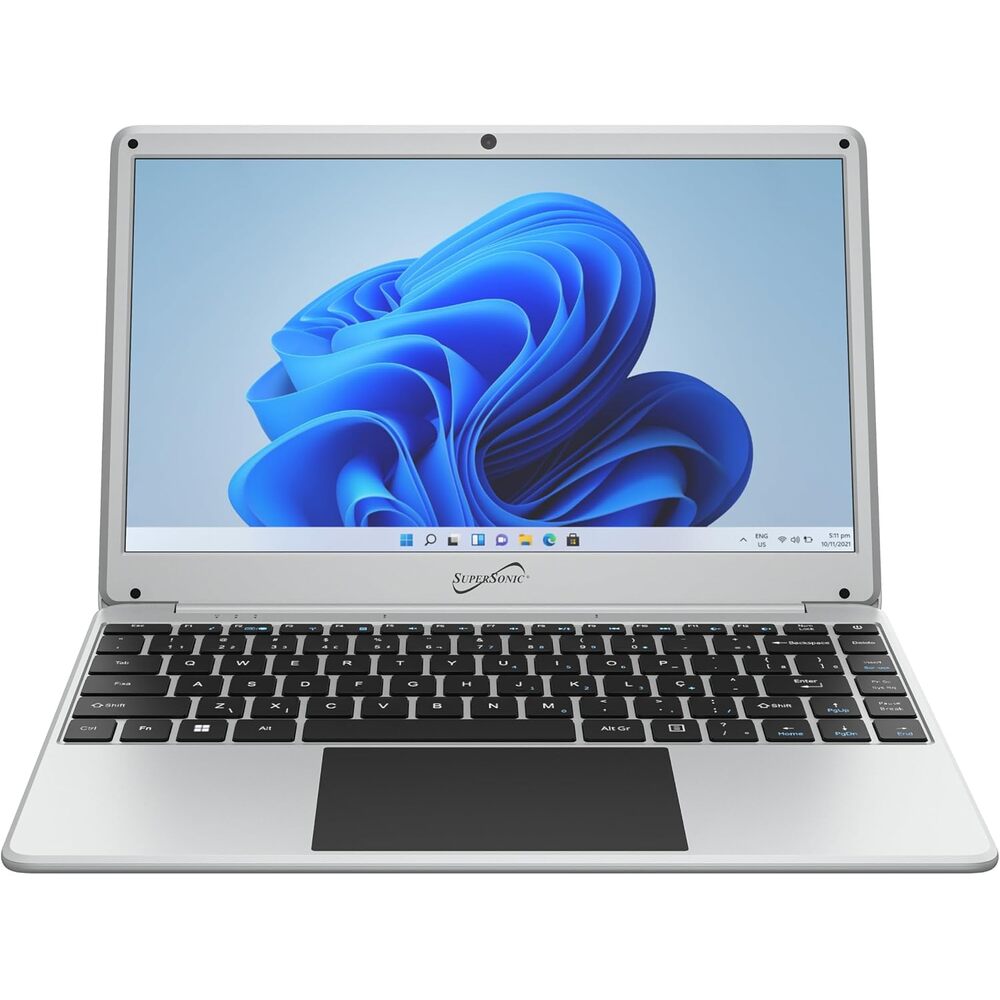 Supersonic SC-5514WNB 14-inch FHD Notebook Laptop, Intel Celeron N4120, 128GB Storage, 4GB RAM, Windows 11, 14