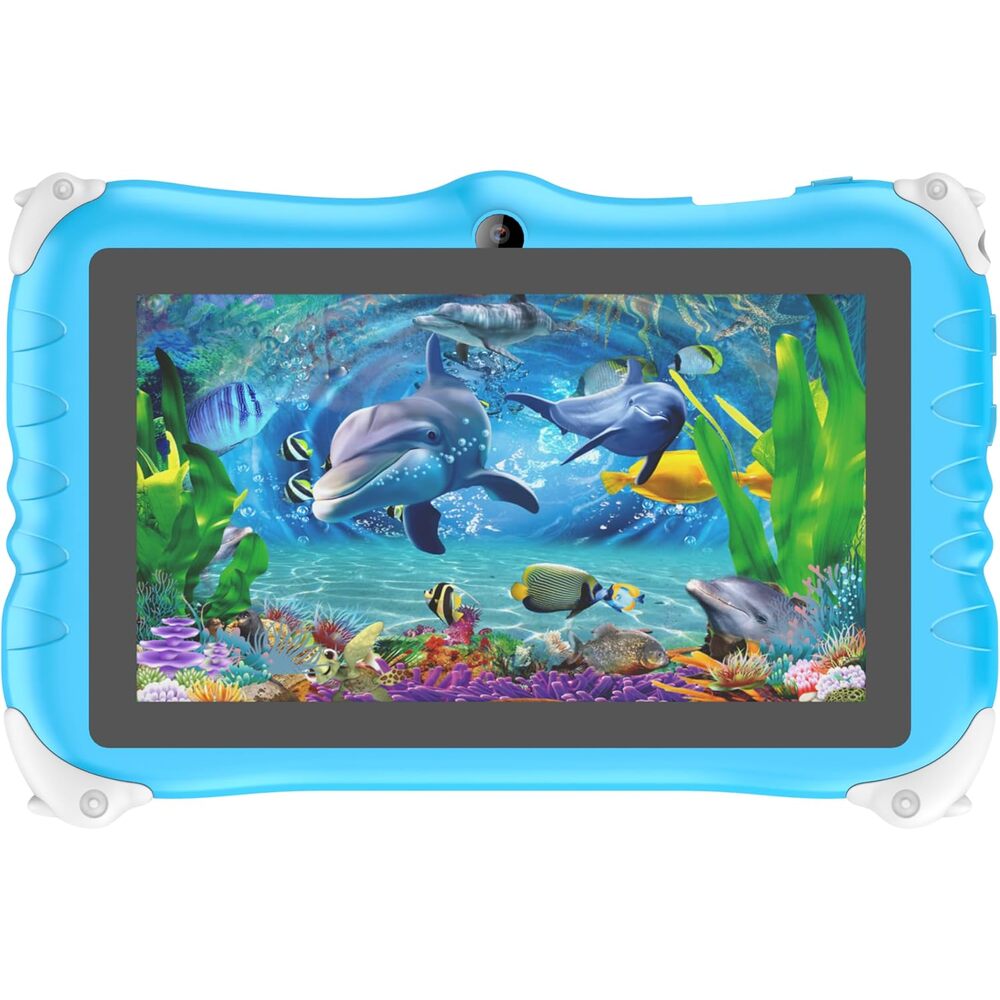 Supersonic SC-780KT Sonic 7jr, 7inch Kids Tablet, Android 15 w/Bluetooth 4.2, Octa-Core 1.5GHz, 3GB RAM, 32GB Storage, Kids Space, Wi-Fi, Dual Camera, MicroSD Slot, 1024x600, G-Sensor, Speaker & Mic