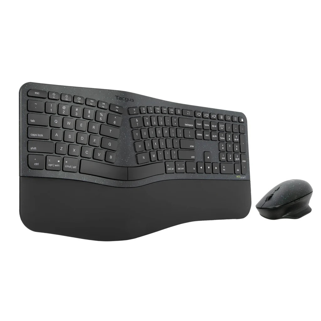 Targus EcoSmart Ergonomic Keyboard and ErgoFlip Mouse Combo
