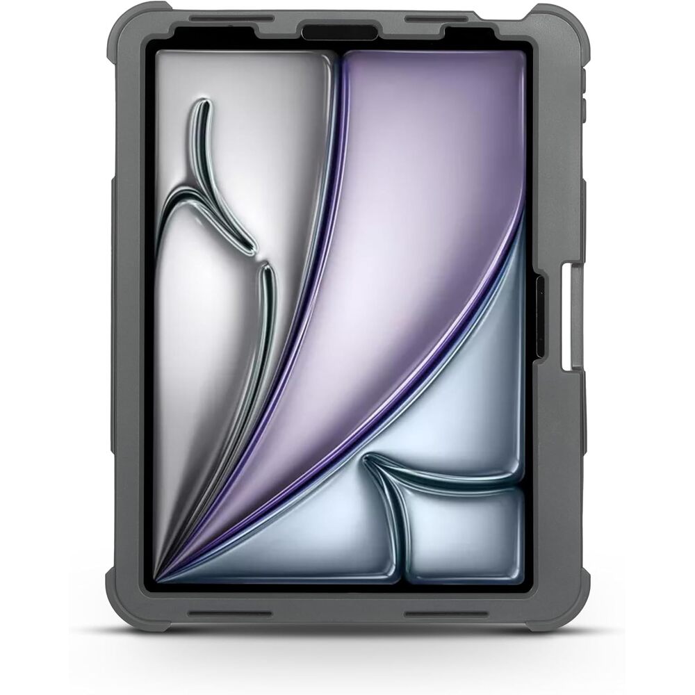 Targus SafePort Rugged Max Case for iPad Pro 11-inch (M4) � MIL-STD Drop Tested, Screen Protector, Kickstand, Hand Strap, Stylus Holder, Dust & Fluid Resistant - THD966GL