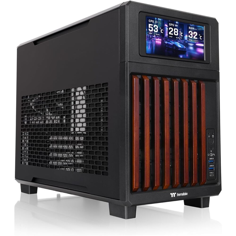 Thermaltake TR200 WS; Preinstalled 6.0 Inch LCD Screen; Micro Chassis