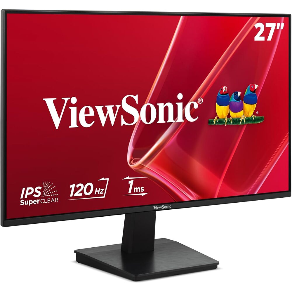 ViewSonic VA2748-MH 27 Inch 1080p Monitor, IPS Display with 120Hz for Immersive Home and Office Viewing, Variable Refresh Rate, HDMI, and VGA Inputs