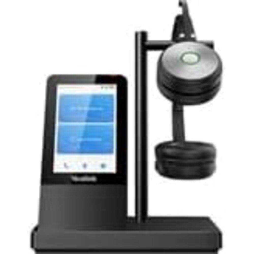Yealink WH66 Headset - Mono - USB 3.0 Type A - Wired/Wireless - Bluetooth/DECT - 524.9 ft - 32 Ohm - 20 Hz - 20 kHz - Over-The-Head - Monaural - 3.28 ft Cable - Black